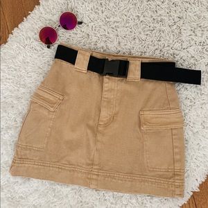 PacSun Belted Cargo Skirt